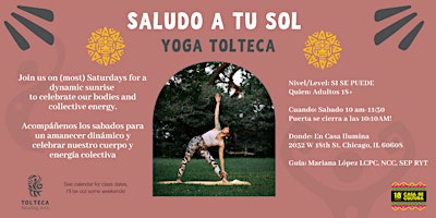 Yoga Tolteca: Saludo a tu sol
