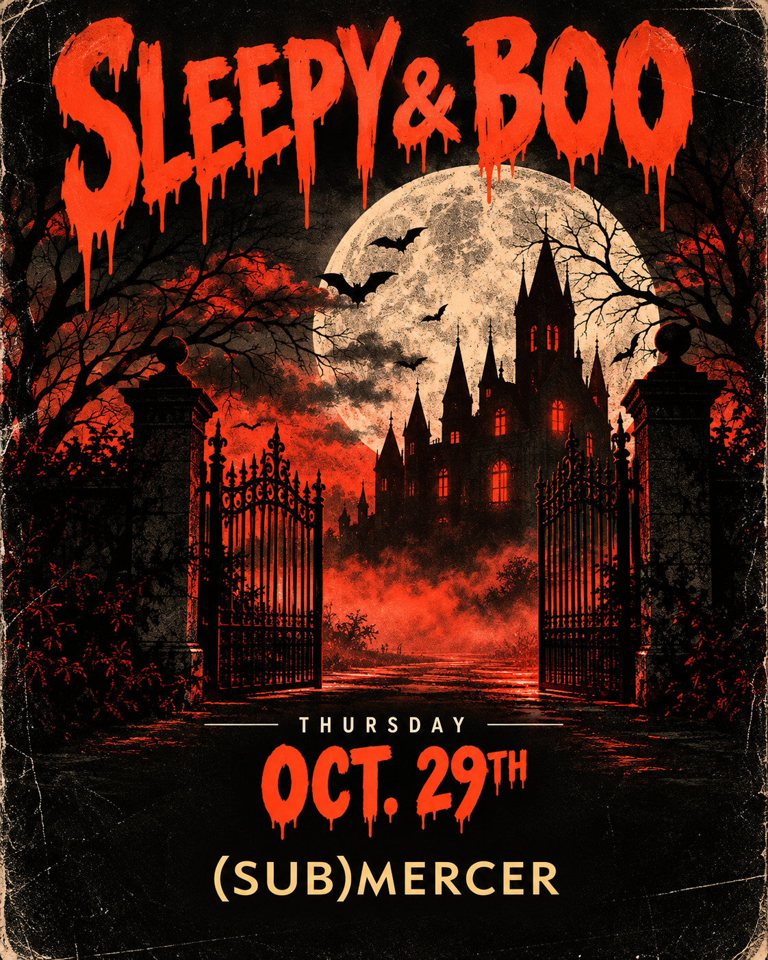 Sleepy & Boo at (Sub)Mercer - Halloween Thursday