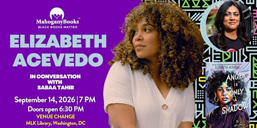 Elizabeth Acevedo  discusses Anger Is Only a Shadow w/Sabaa Tahir