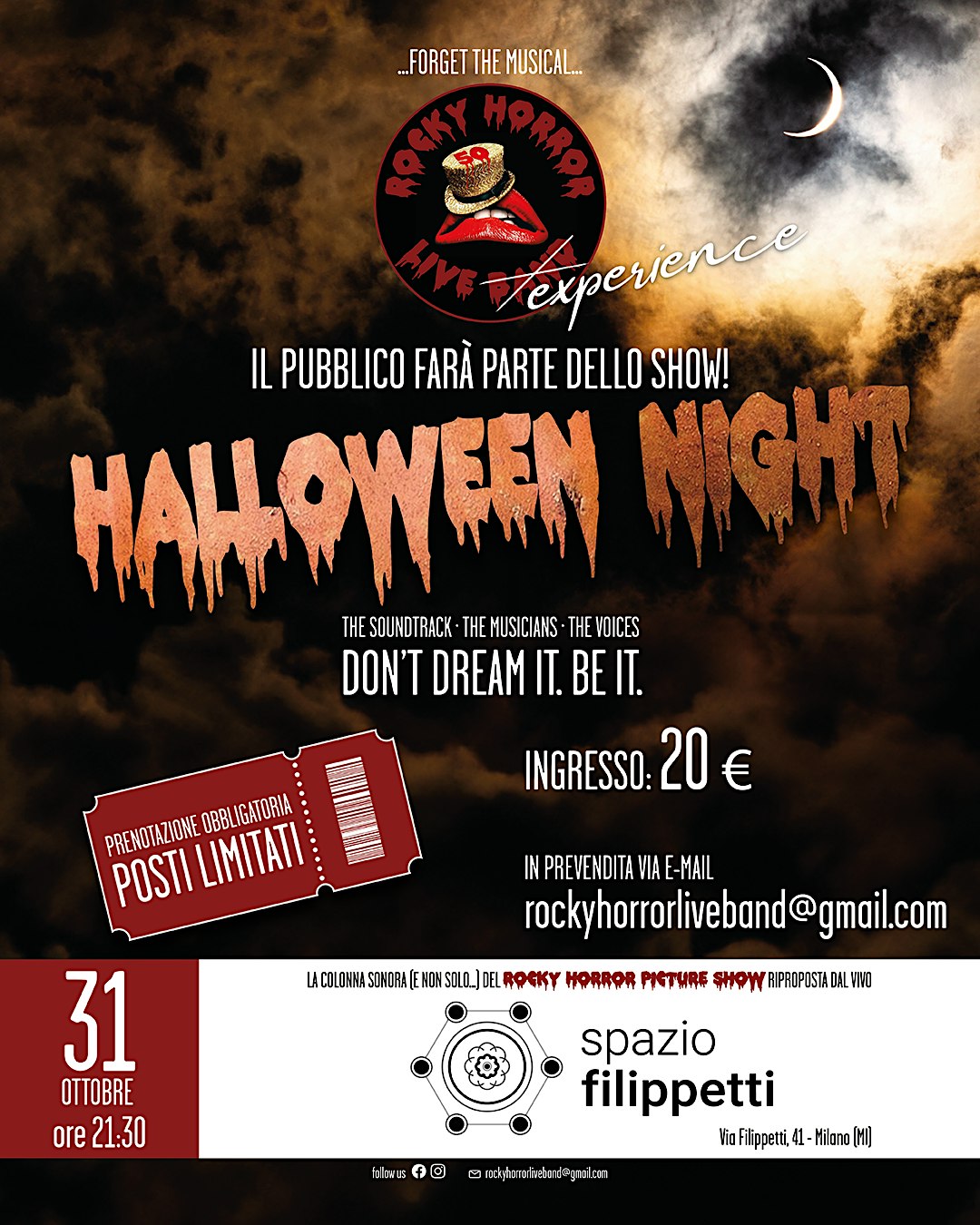 ROCKY HORROR LIVE BAND "HALLOWEEN NIGHT"