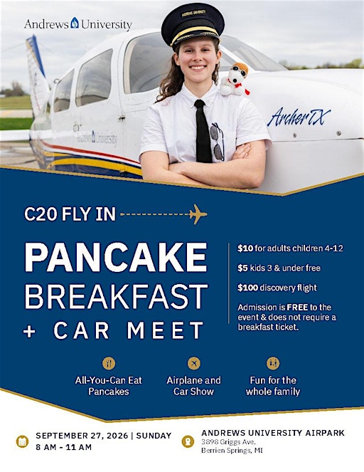 Aviation Fly-In Pancake Breakfast + Car Meet