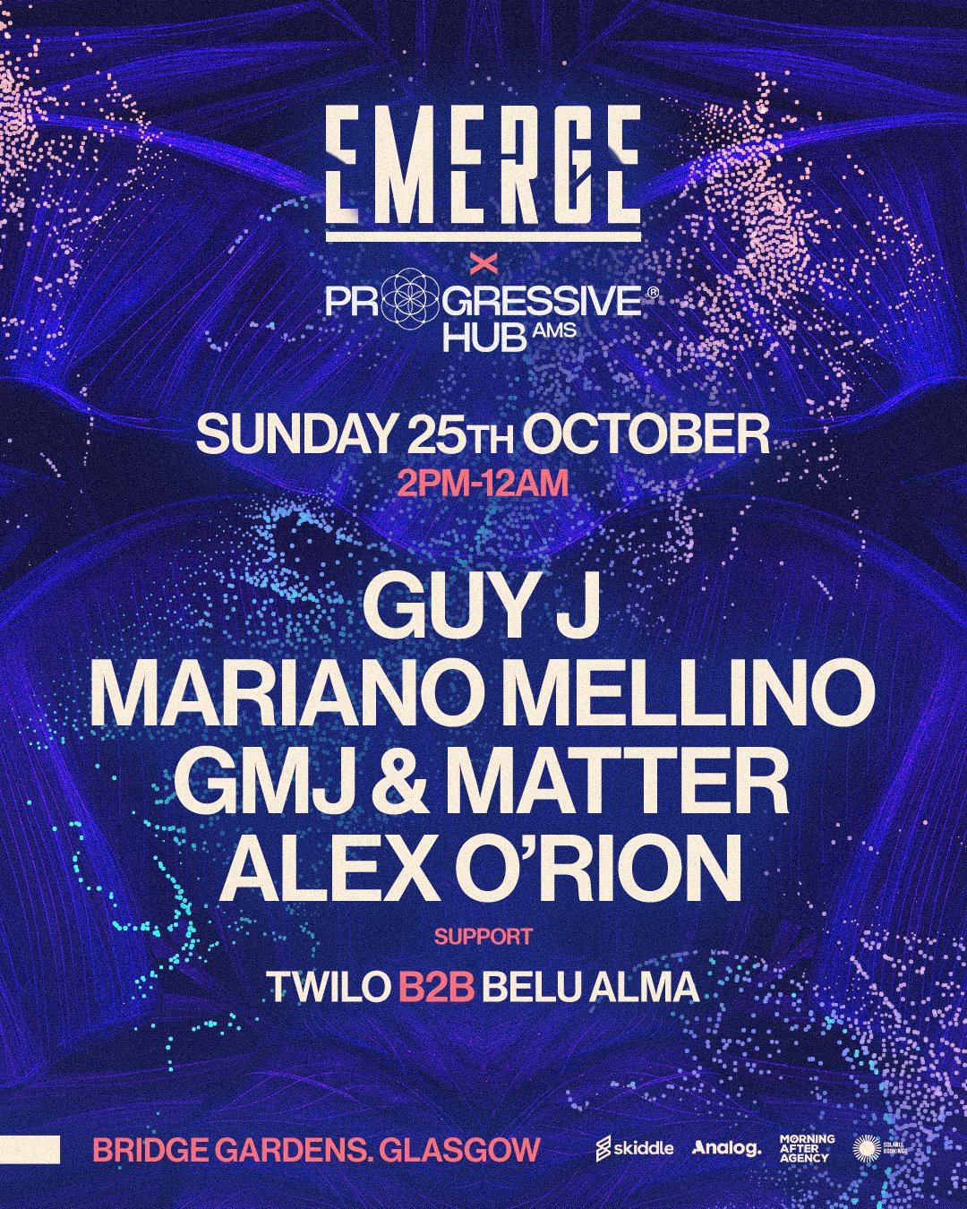 Emerge pres. Guy J, Mariano Mellino, Alex O'Rion, GMJ & Matter