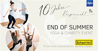 END OF SUMMER - YOGA & CHARITY EVENT