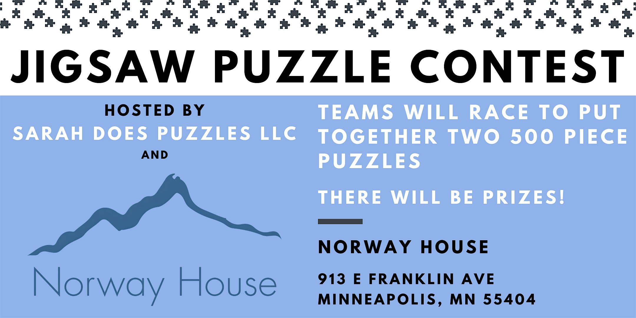 Halloween Team RELAY Jigsaw Puzzle Contest at Norway House - October 2026