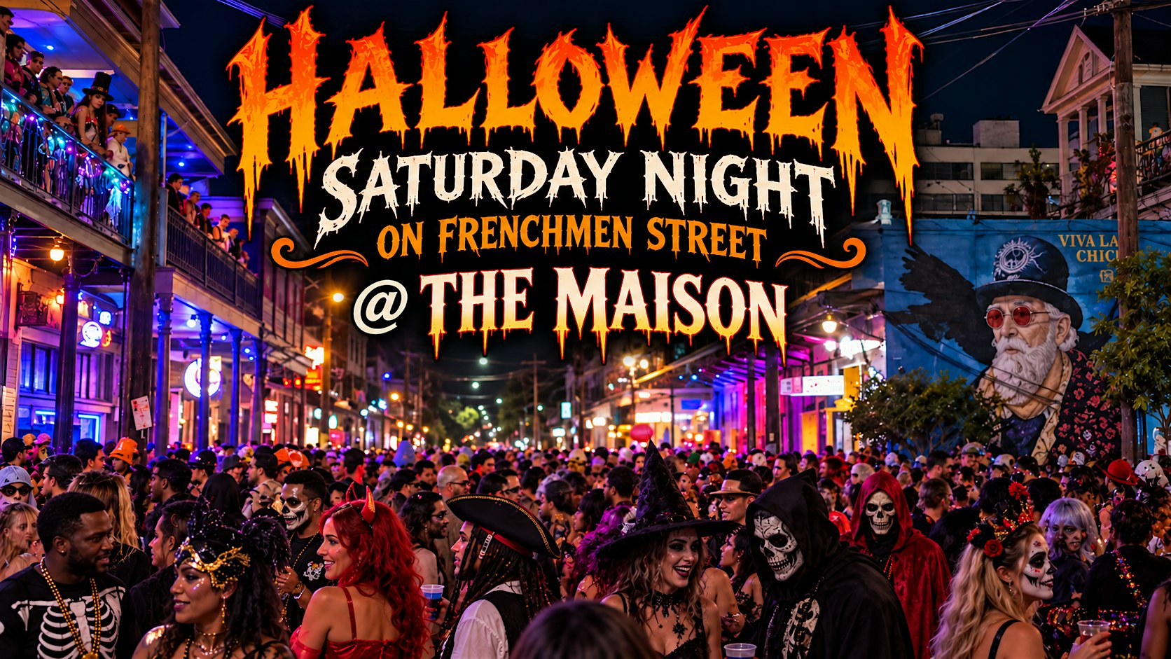 Halloween Saturday Night On Frenchmen Street @ The Maison