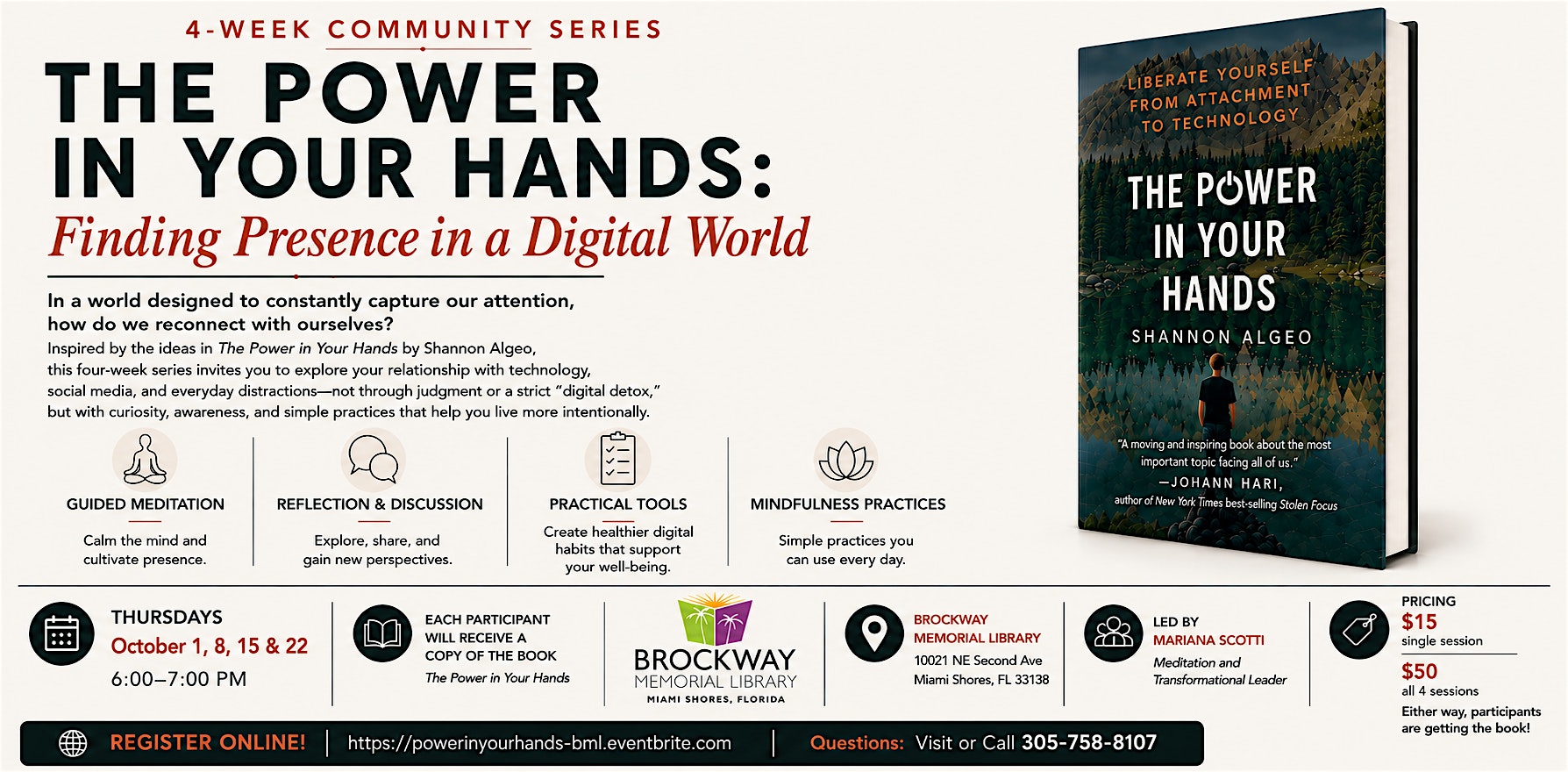 The Power in Your Hands with Mariana Scotti (4-week Series)