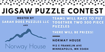 Halloween Team RELAY Jigsaw Puzzle Contest at Norway House - October 2026