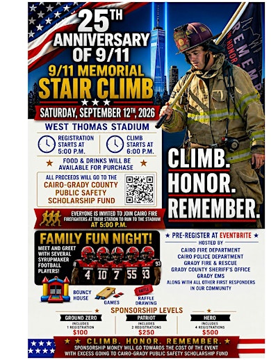 Cairo-Grady County First Responders Stair Climb
