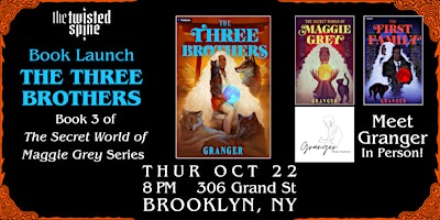 BOOK LAUNCH: THE THREE BROTHERS by Granger