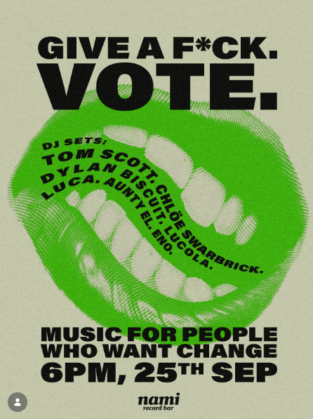 Give a f*ck. Vote.