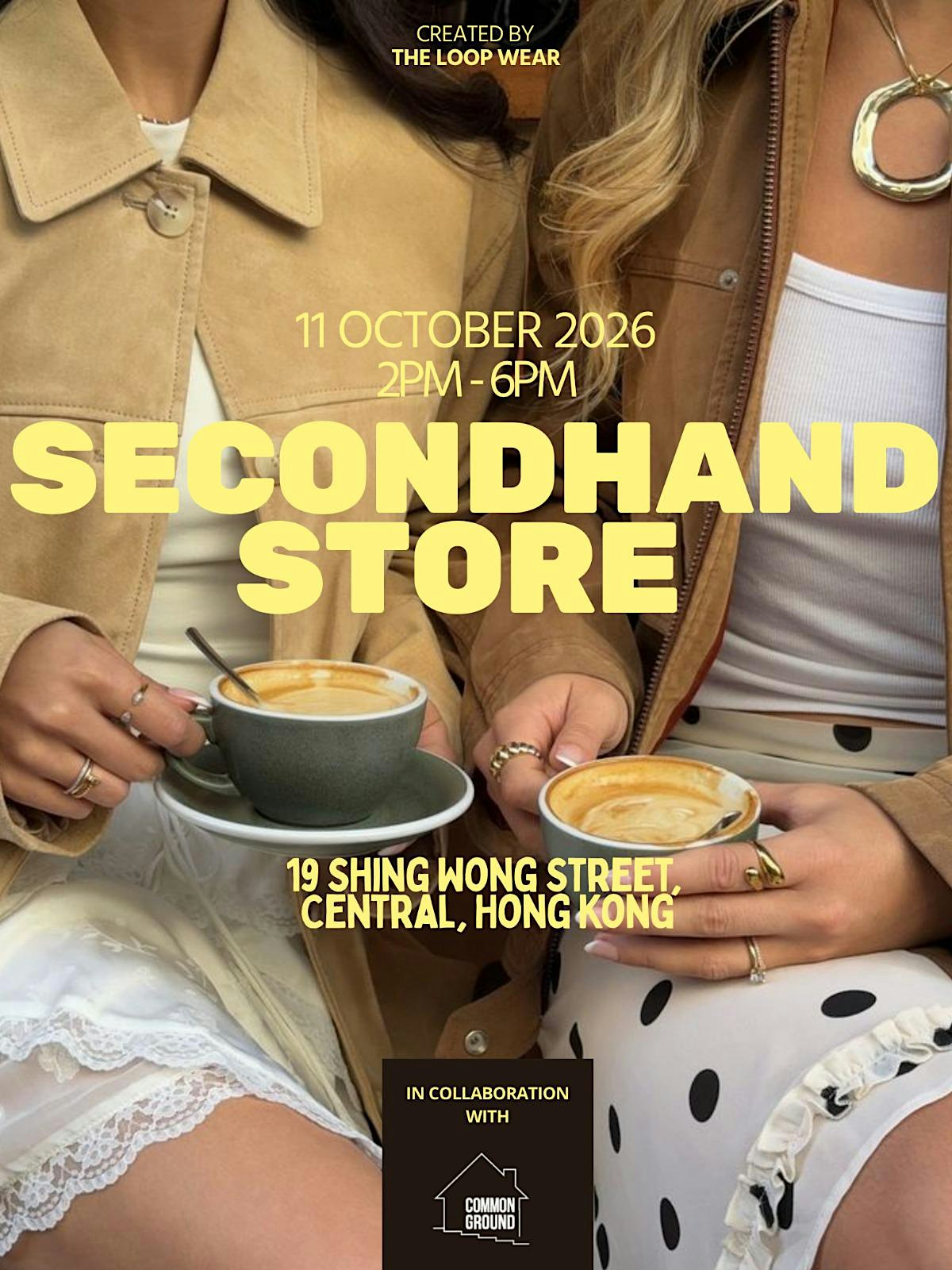 SECOND HAND POP-UP : THE LOOP WEAR X COMMON GROUND