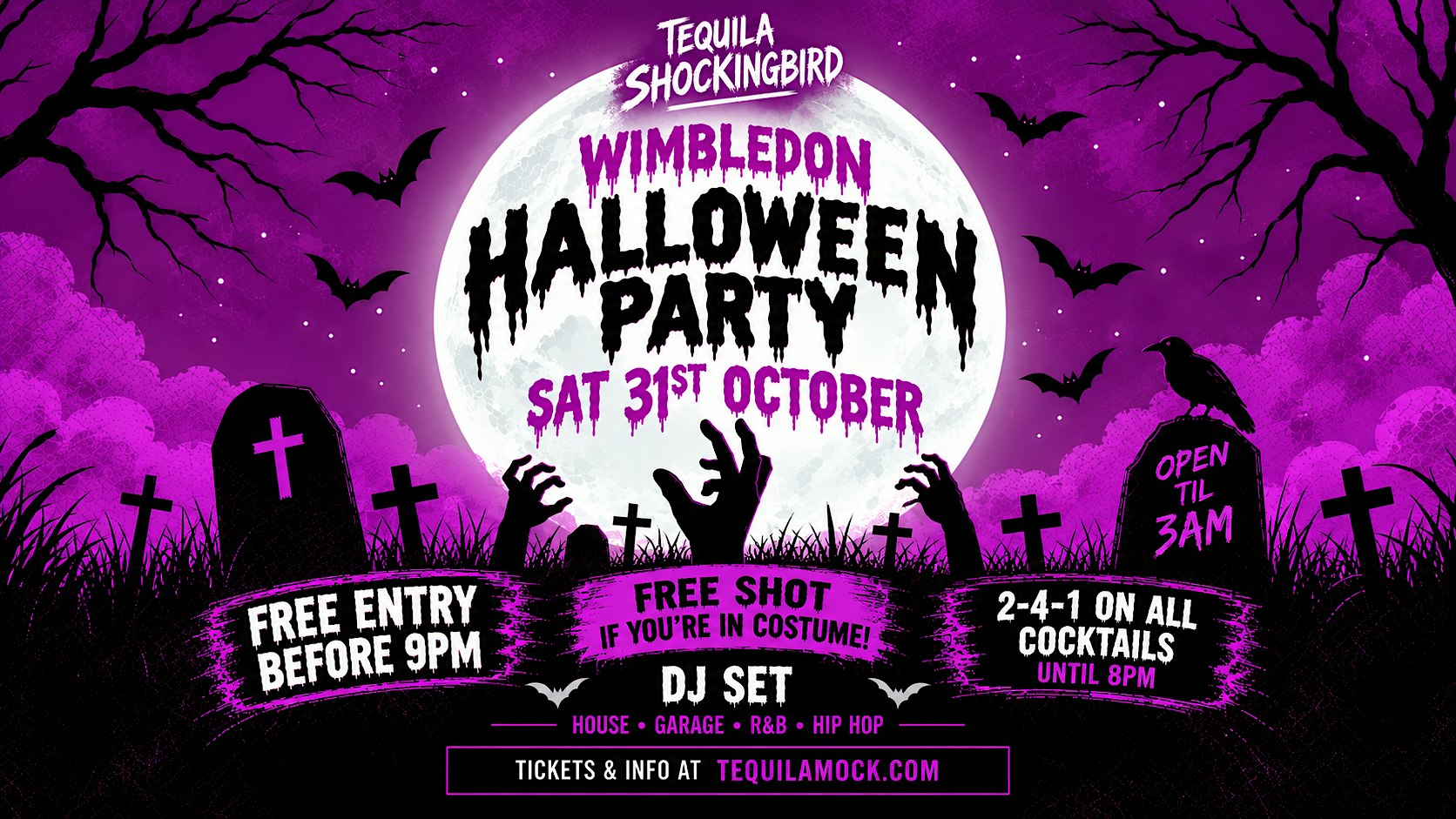 Tequila Mockingbirds Halloween Party