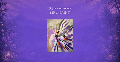 Sip and Paint (Glow in the Dark): Moon Fairy
