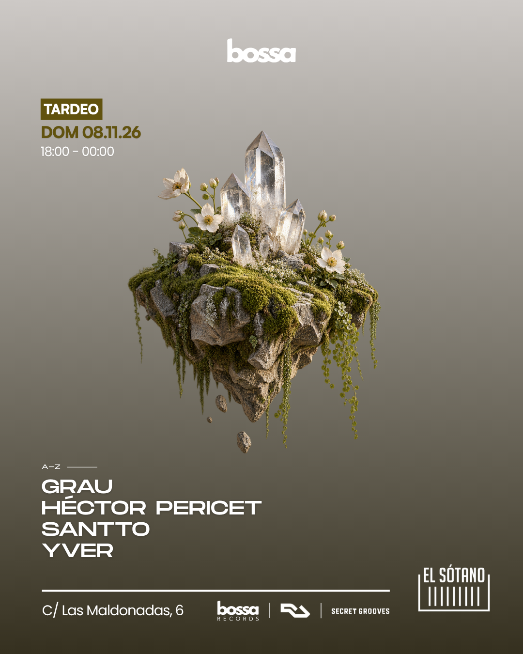 BOSSA: Grau, Héctor Pericet, SANTTO, YVER
