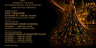 XV Annual Georgia Latino International Film Festival 2026