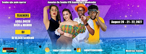 AMANTES DO SEMBA – 8TH ANNIVERSARY WEEKENDER.