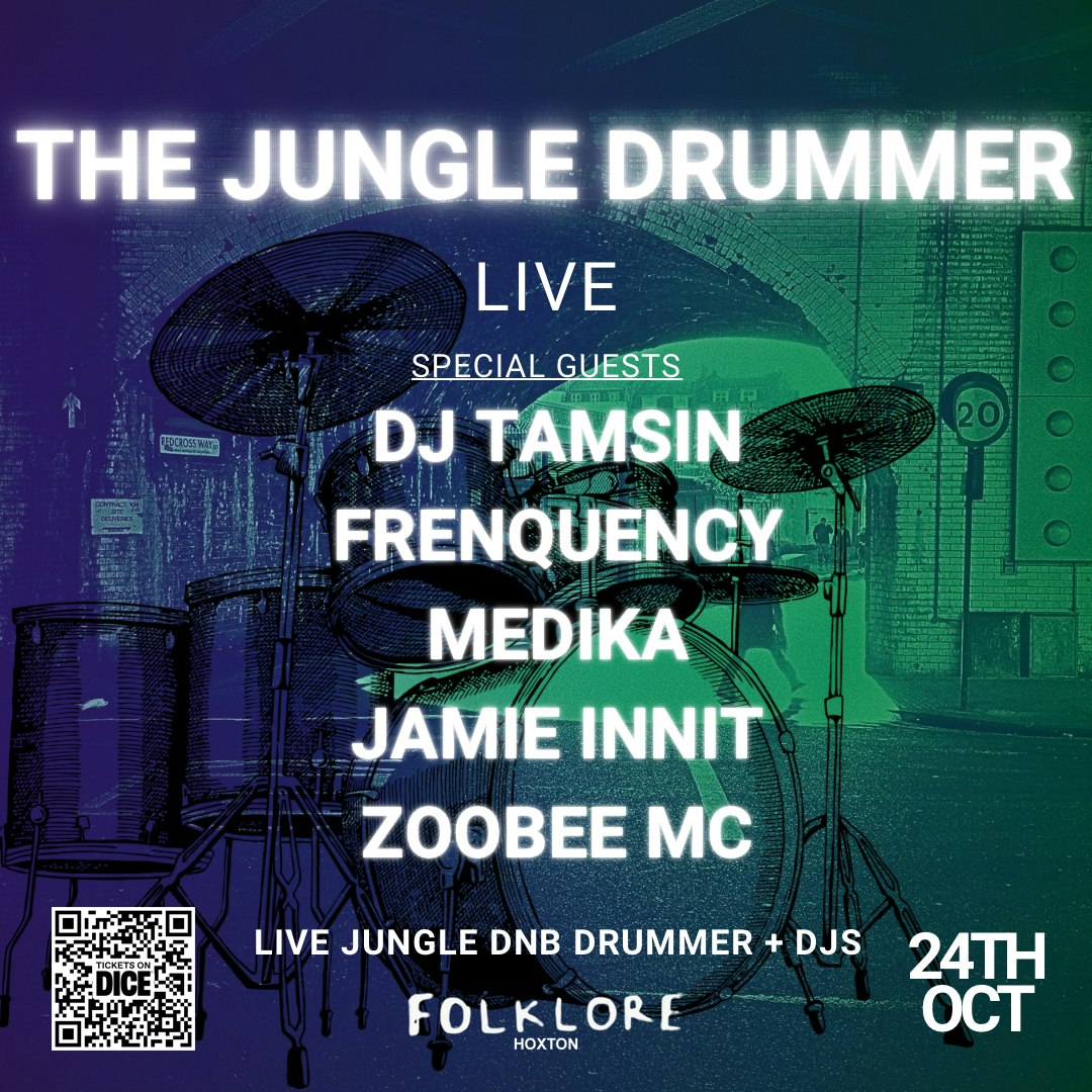 The Jungle Drummer Live + Djs