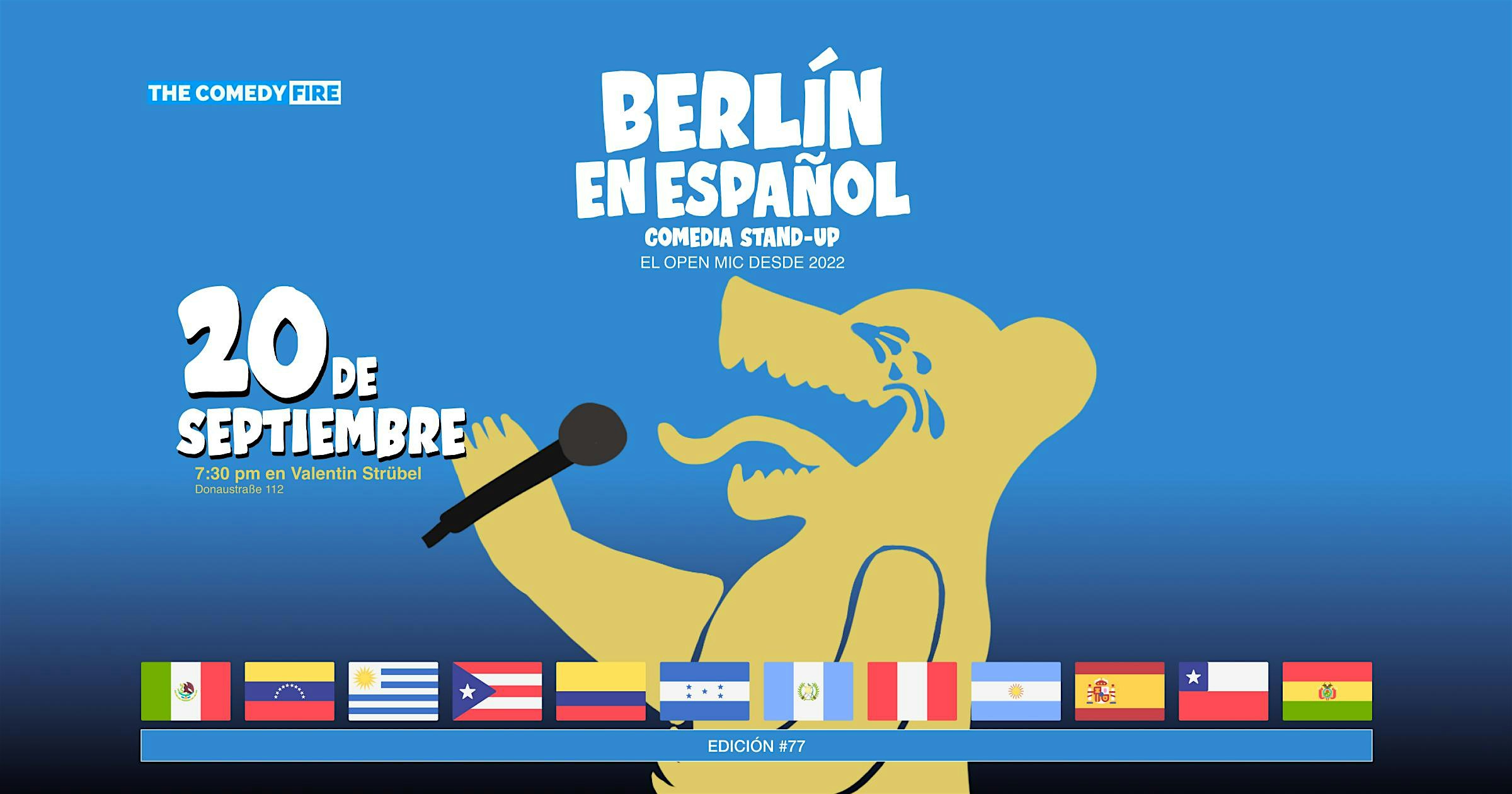 Berlín en Español Comedia Stand-up | EL OPEN MIC #77 - Desde 2022