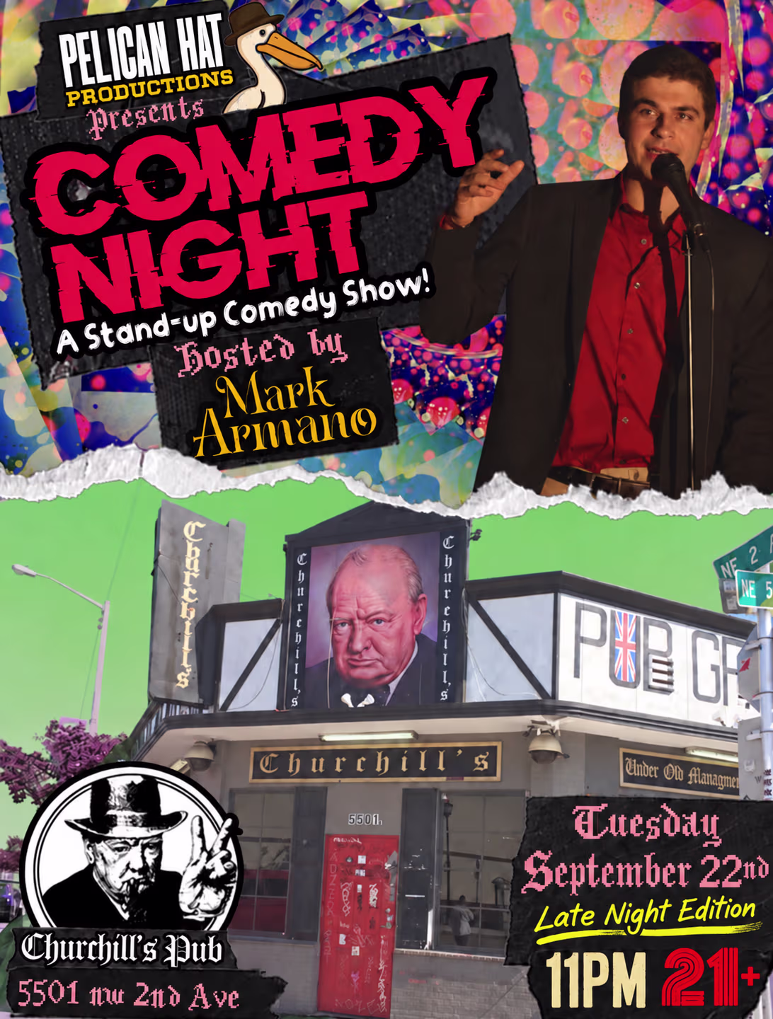 Comedy Night At Churchill's