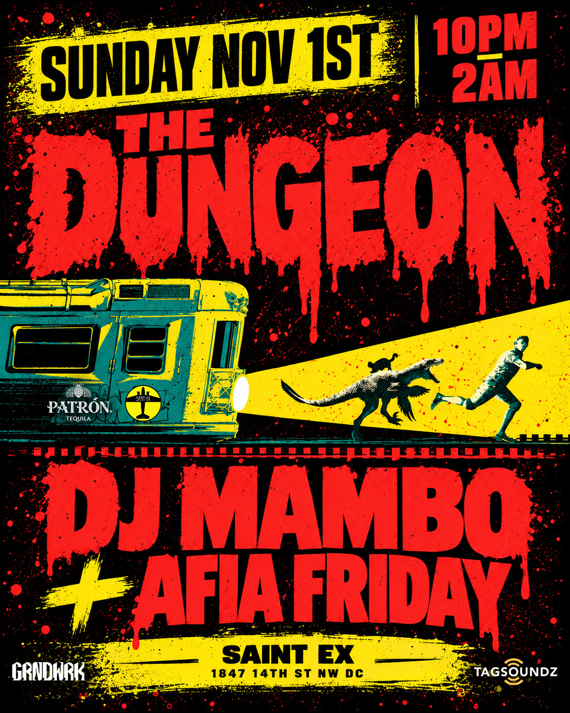 THE DUNGEON: Halloween Sunday @ Saint-Ex!
