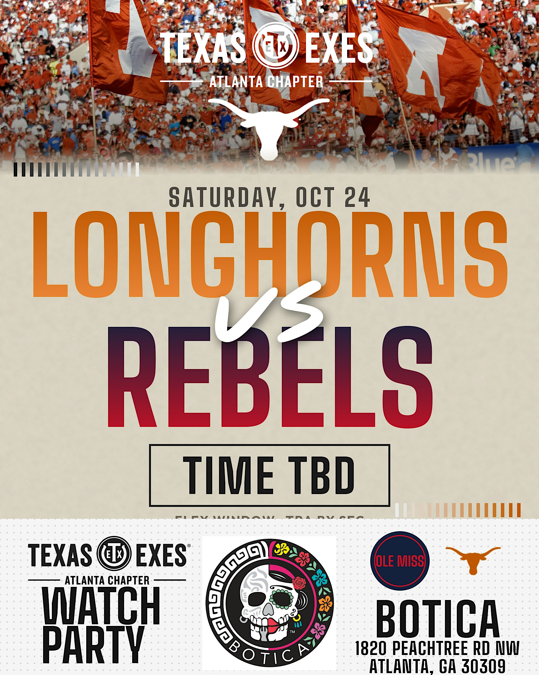 Texas vs. Ole Miss Watch Party