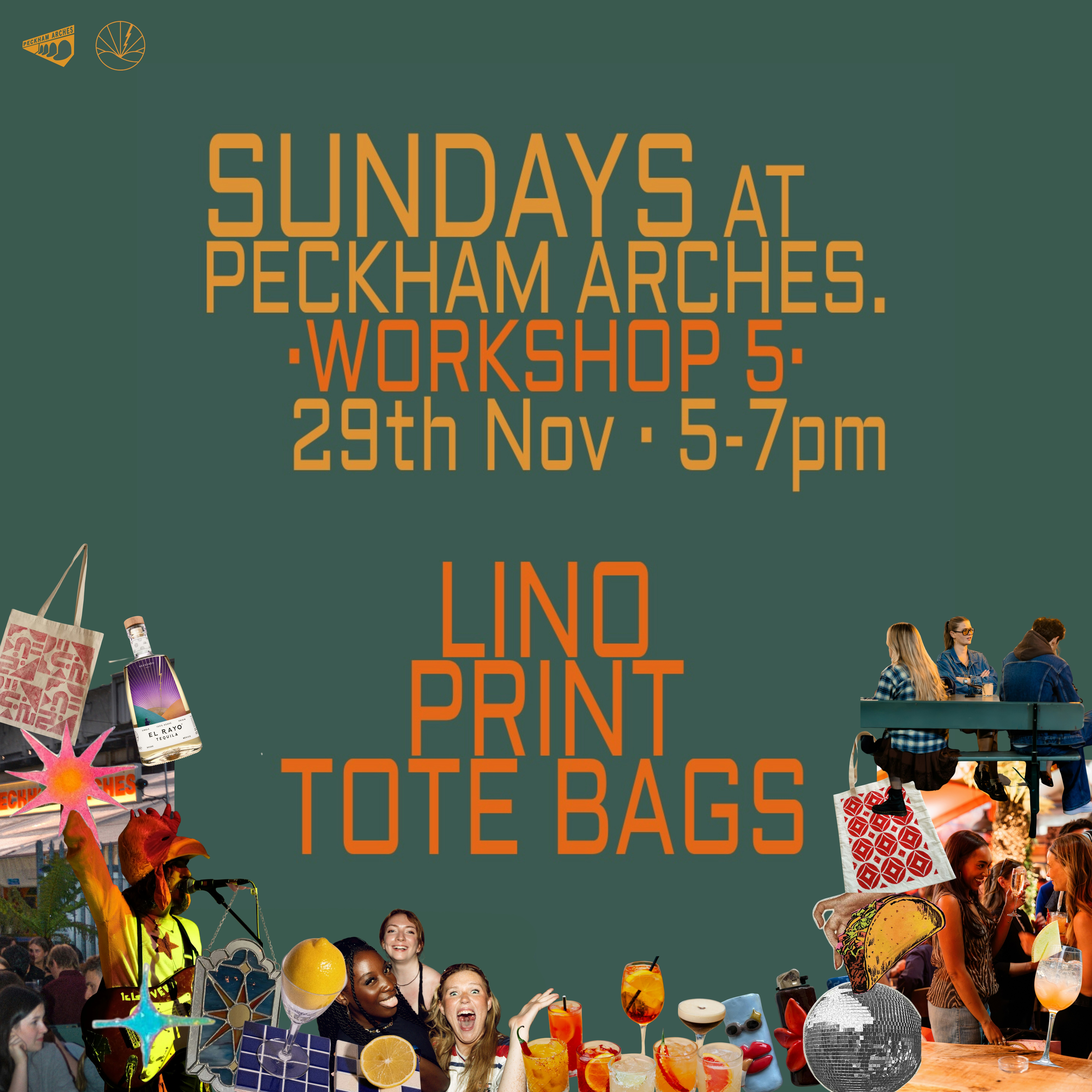 Workshop 5: Lino Print Bags
