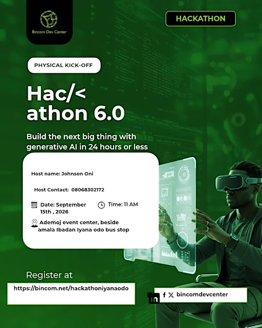 Unilag Bincom Hackathon KickOff