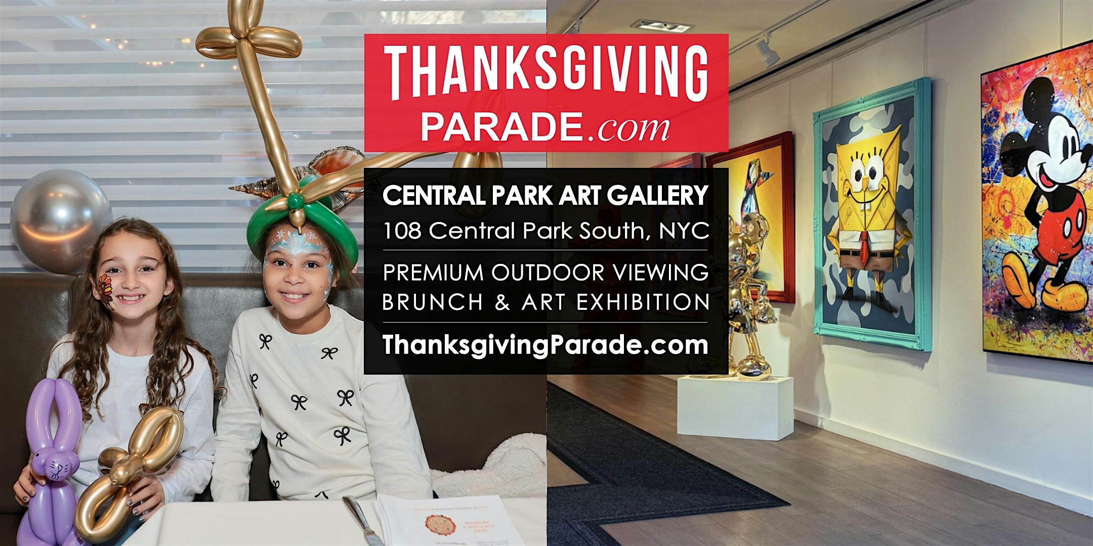 Premium Thanksgiving Parade Viewing Brunch CENTRAL PARK ART GALLERY 2026