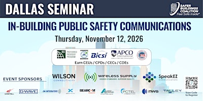 DALLAS, TX IN-BUILDING PUBLIC SAFETY COMMUNICATIONS SEMINAR - 2026