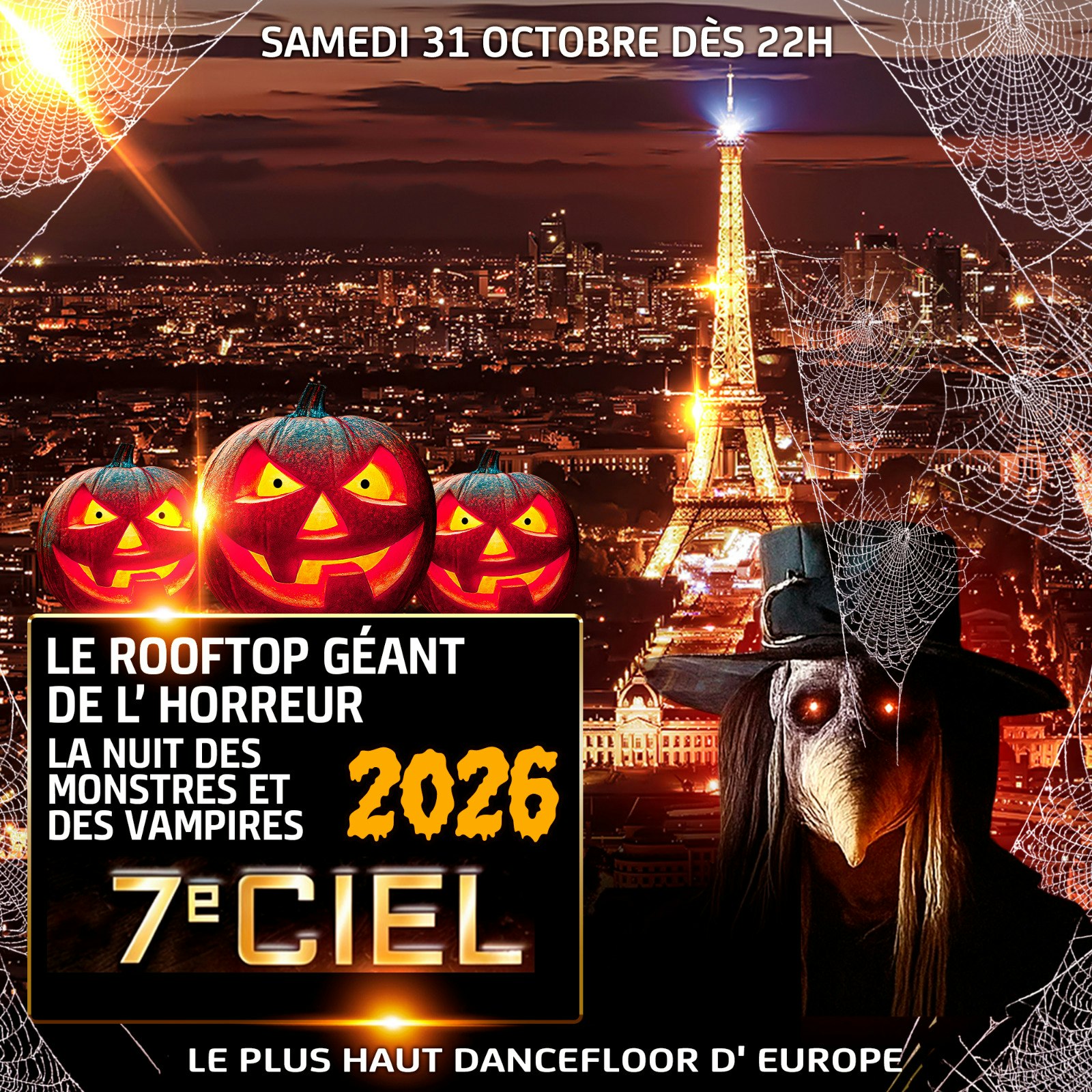 Le Rooftop Géant de l'Horreur - Halloween 2026