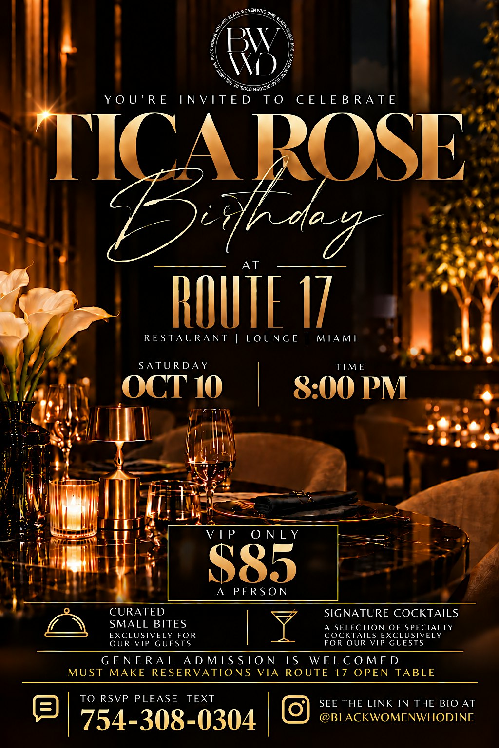 TICA ROSE BIRTHDAY