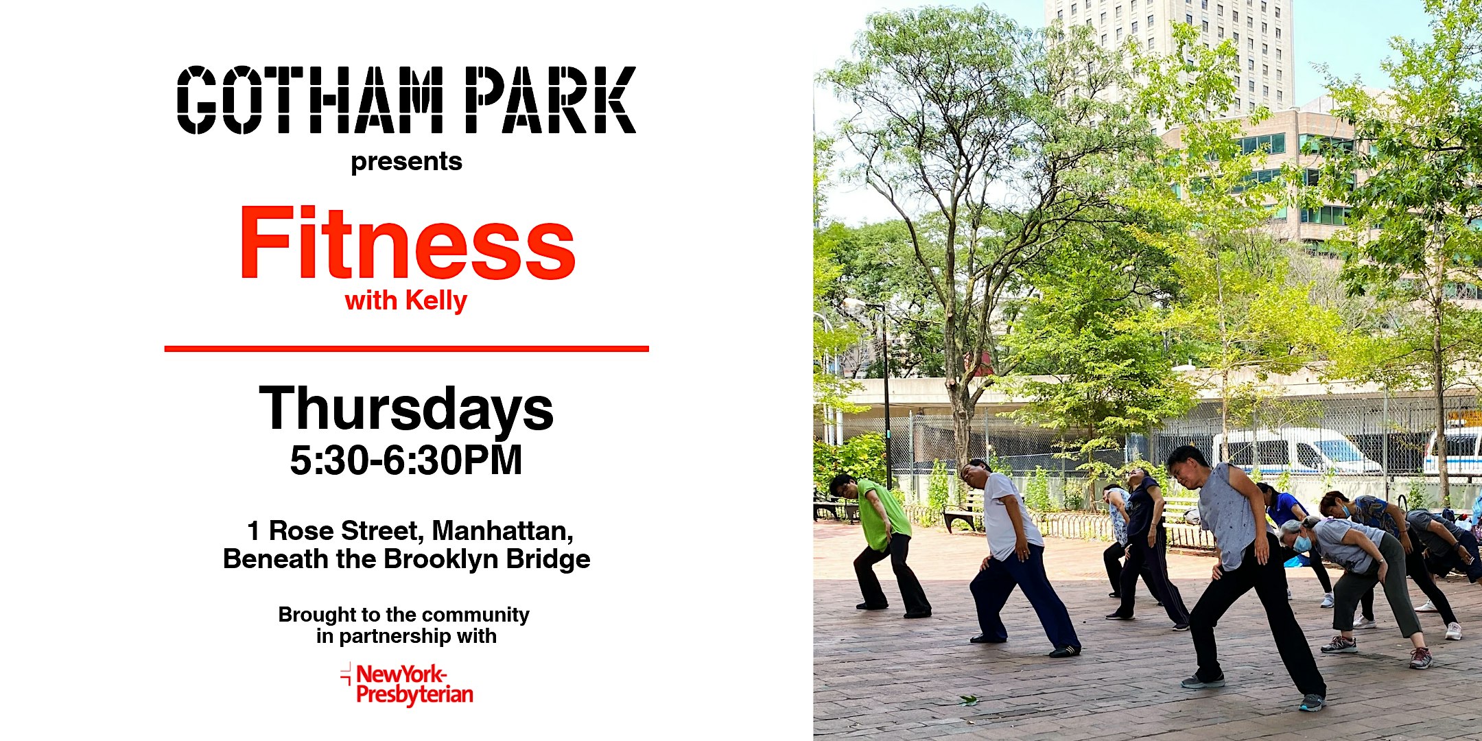 Fitness with Kelly at Gotham Park