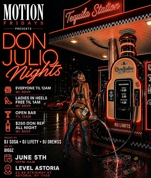 MOTION FRIDAYS @ LEVEL ASTORIA