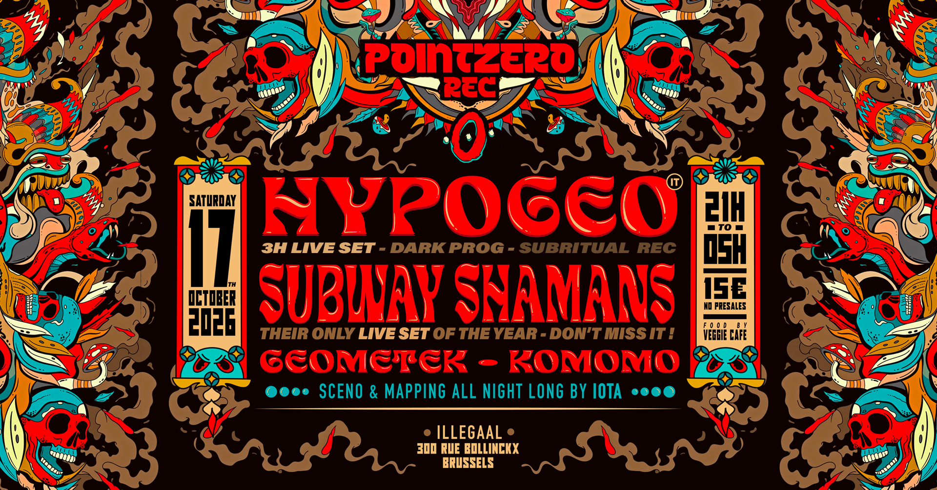 Pointzero Rec Invite HypoGeo - Subway Shamans
