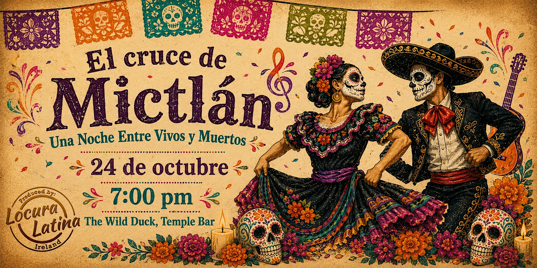 El cruce de Mictlan una noche entre vivos y muertos.
