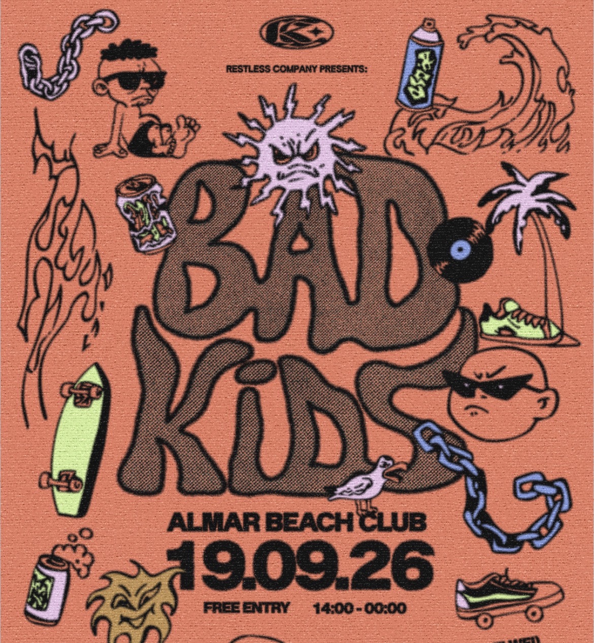 BAD KIDS 'at the beach'