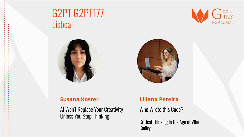 G2PT177º Geek Girls Portugal - Lisboa