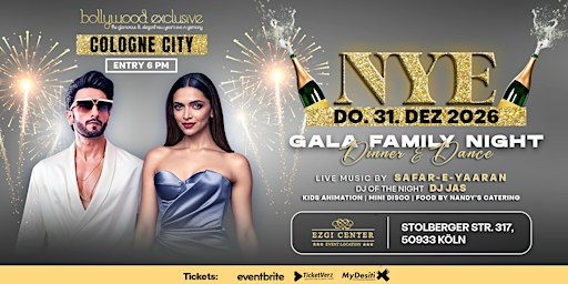 Bollywood NYE Family Gala Night - Dinner & Dance