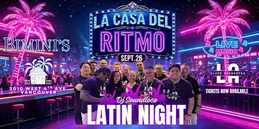 CASA DEL RITMO AND LA CLAVE ORCHESTRA @ BIMINIS CLUB