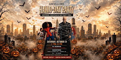 Aunties & Uncs Hallo-Day Party