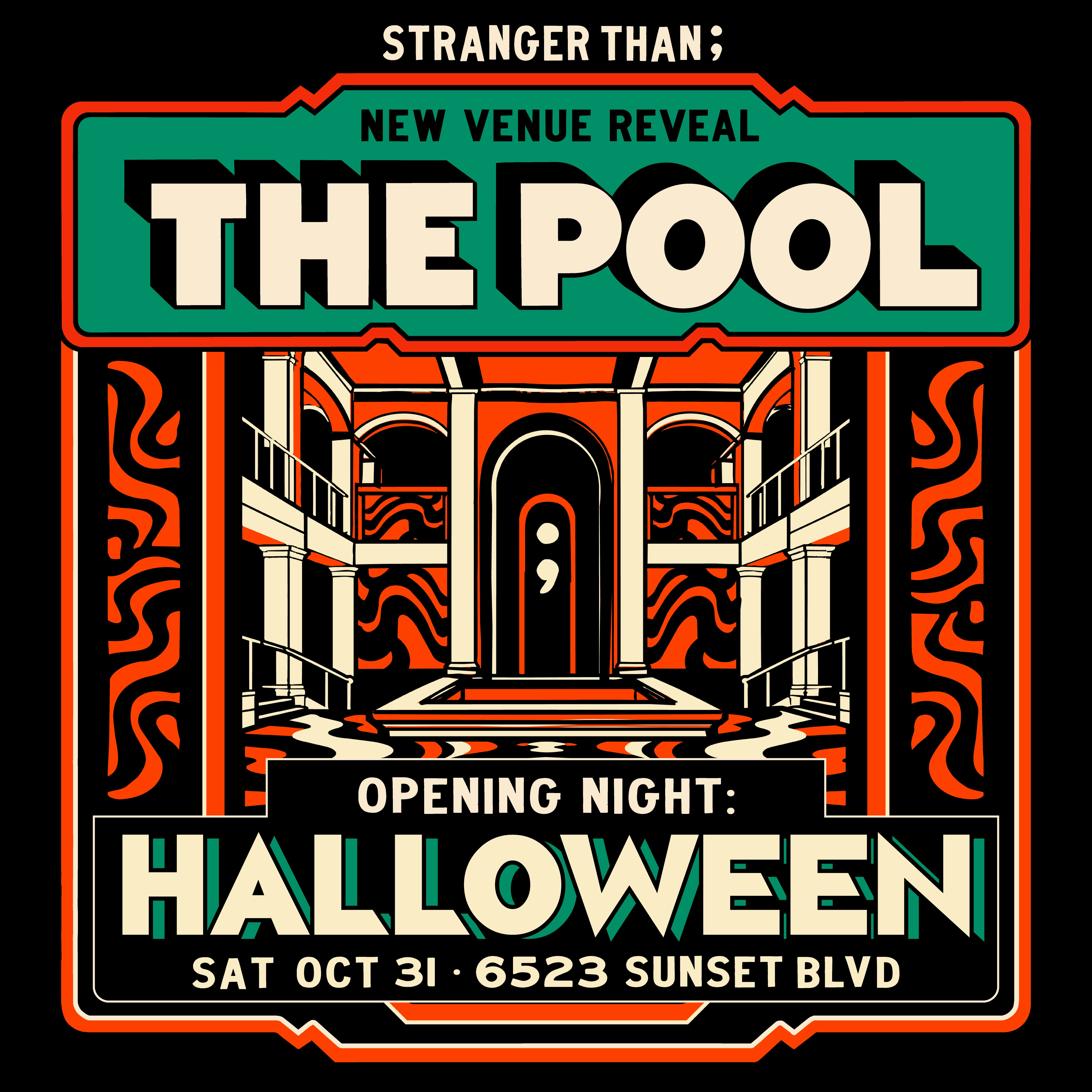 "THE POOL" Opening Night // Official Mayan Warrior Afterparty