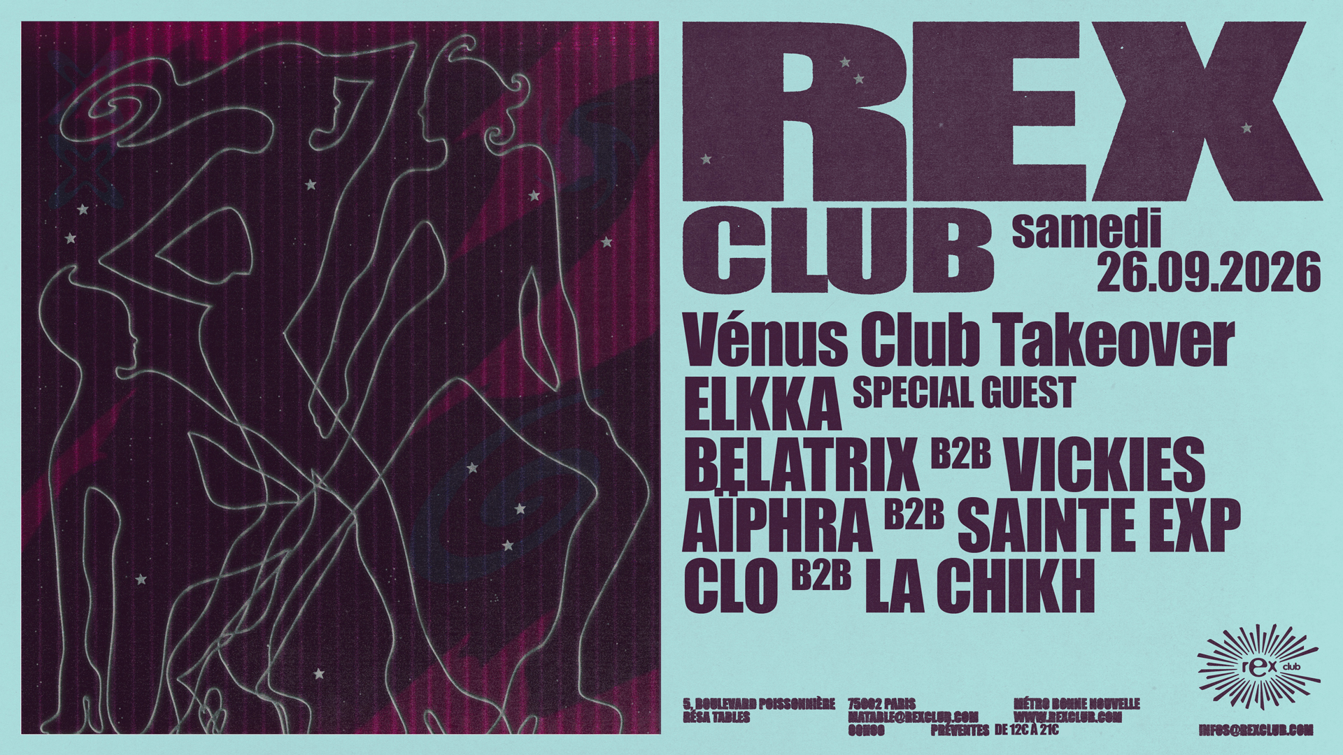 VÉNUS CLUB INVITE Elkka