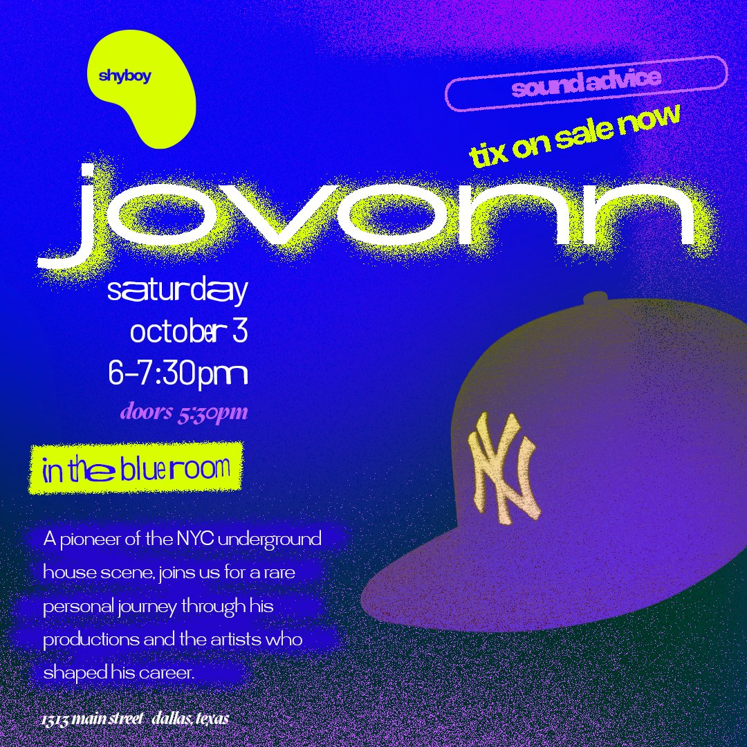 SOUND ADVICE | JOVONN