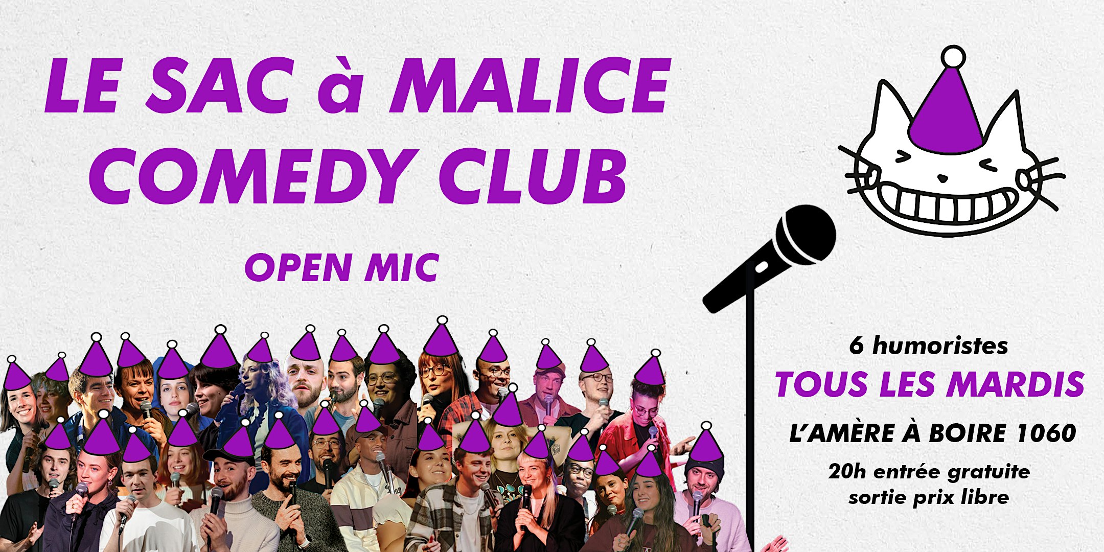 Soirée Stand Up "Sac à Malice" OPEN MIC