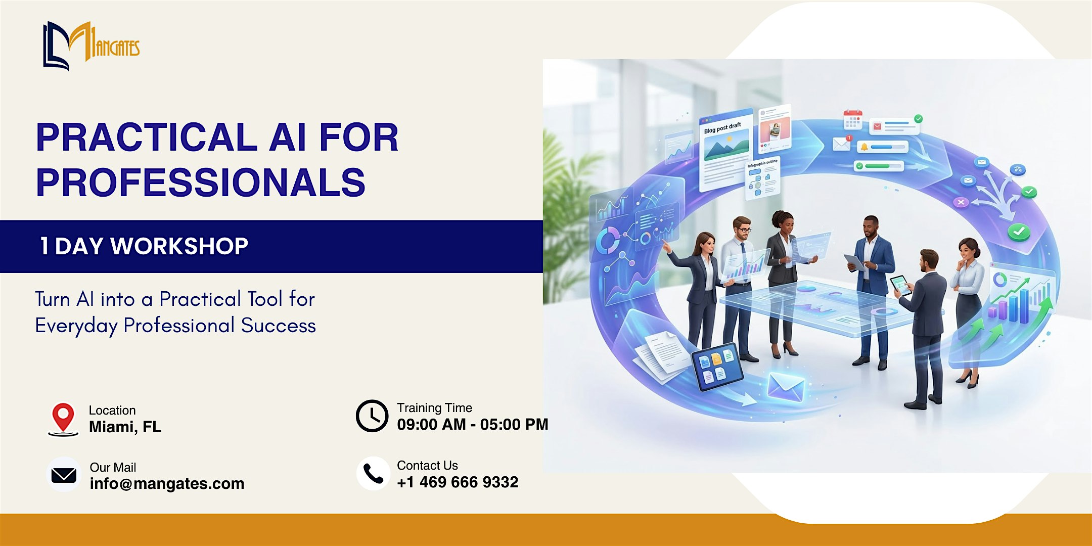 Practical AI for Professionals: 1 Day Session – Miami, FL