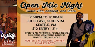Open Mic Night:  A BIPOC Centered Open Mic