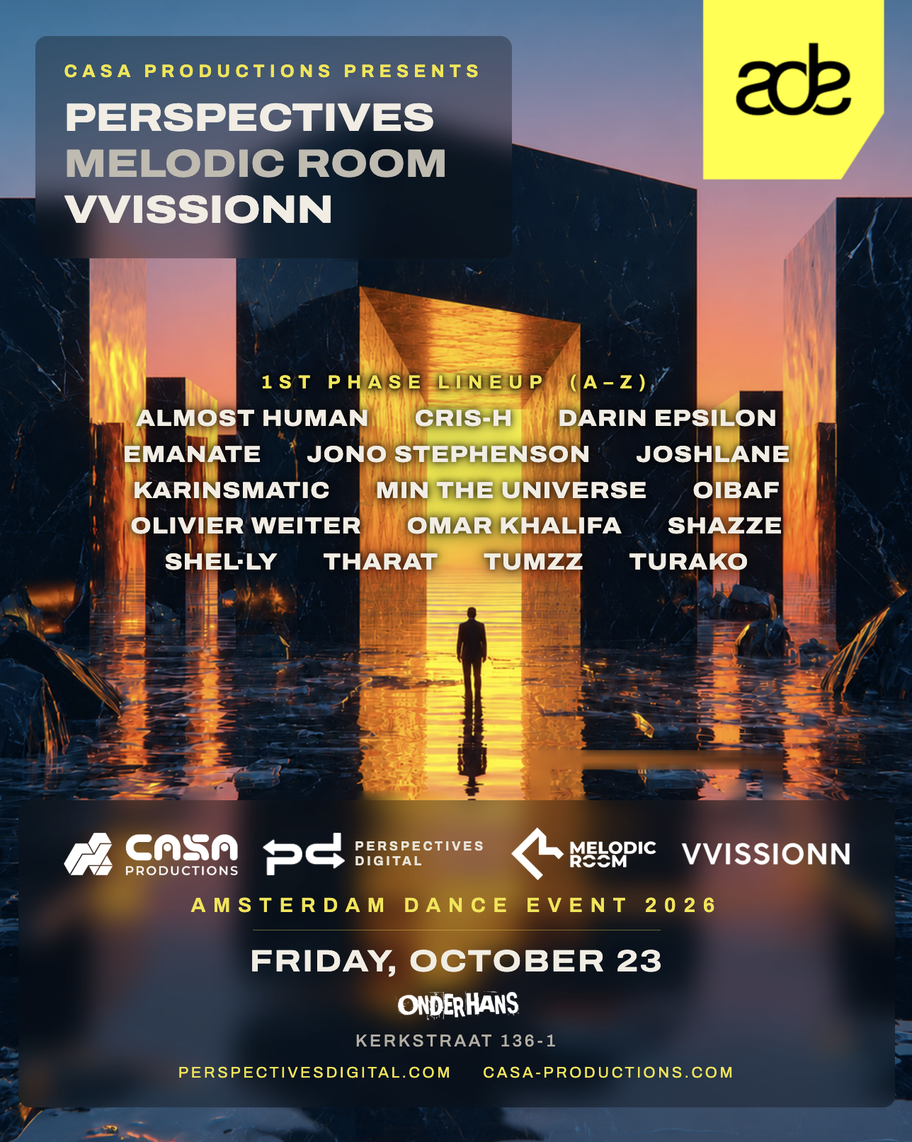Perspectives x Melodic Room x VVISSIONN ADE Showcase