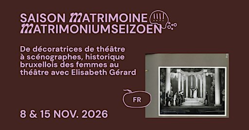 De décoratrices de théâtre à scénographes