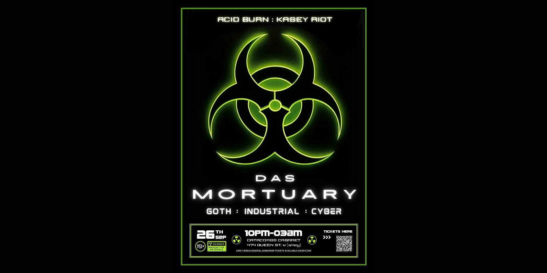 DAS MORTUARY: Industrial Goth Night with ACID BURN & KASEY RIOT