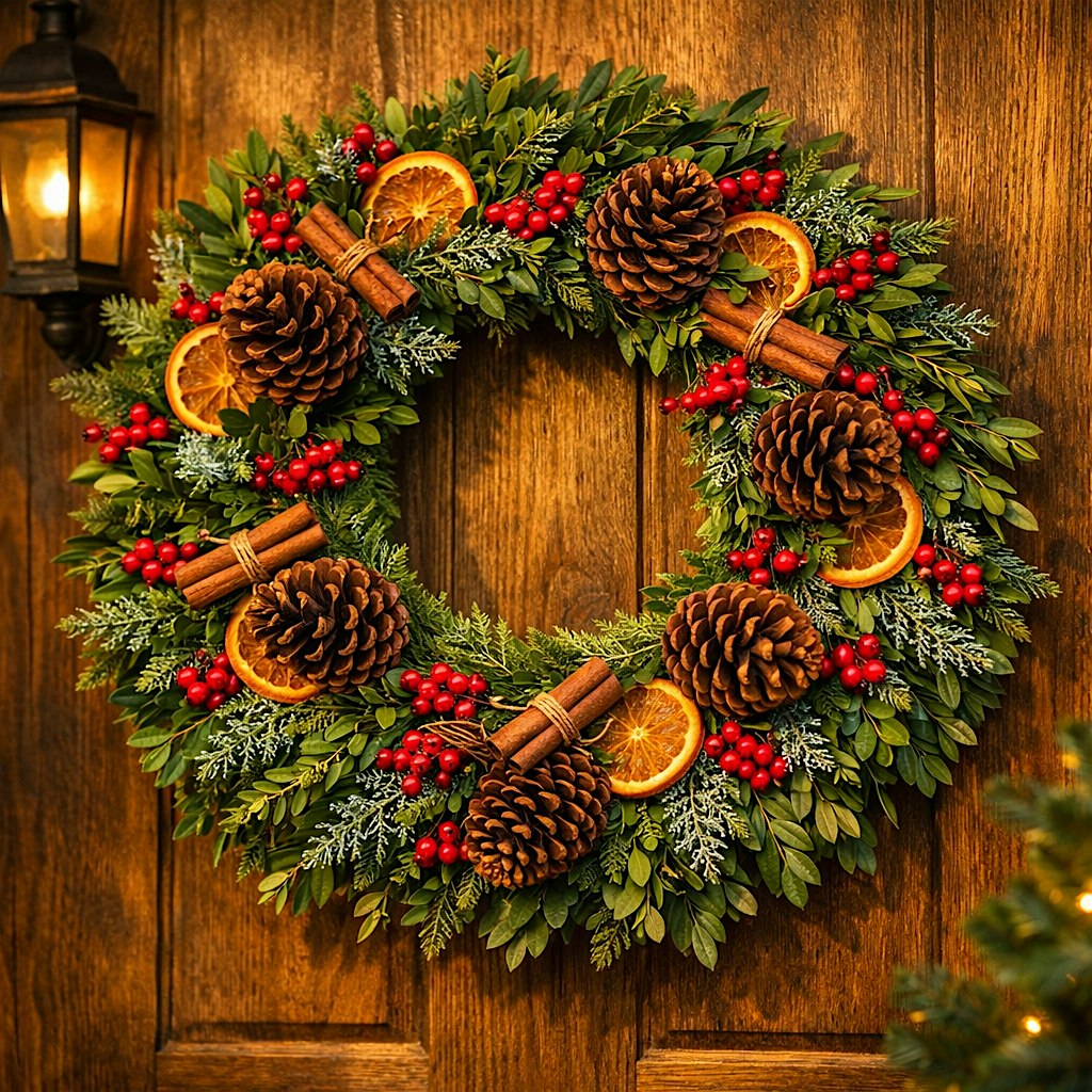 Fresh Williamsburg Style Wreath